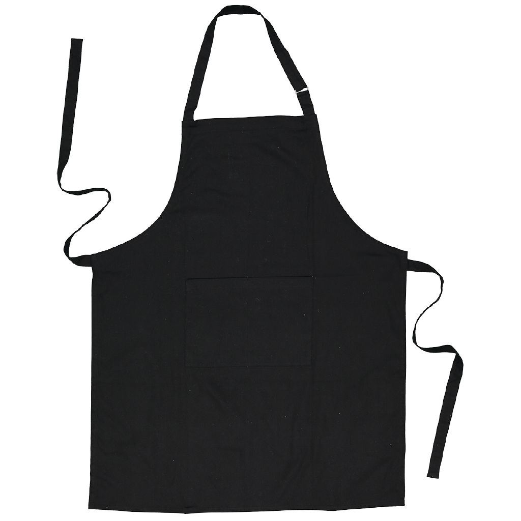 Living & Co Apron Black 70cm x 90cm Black The Warehouse