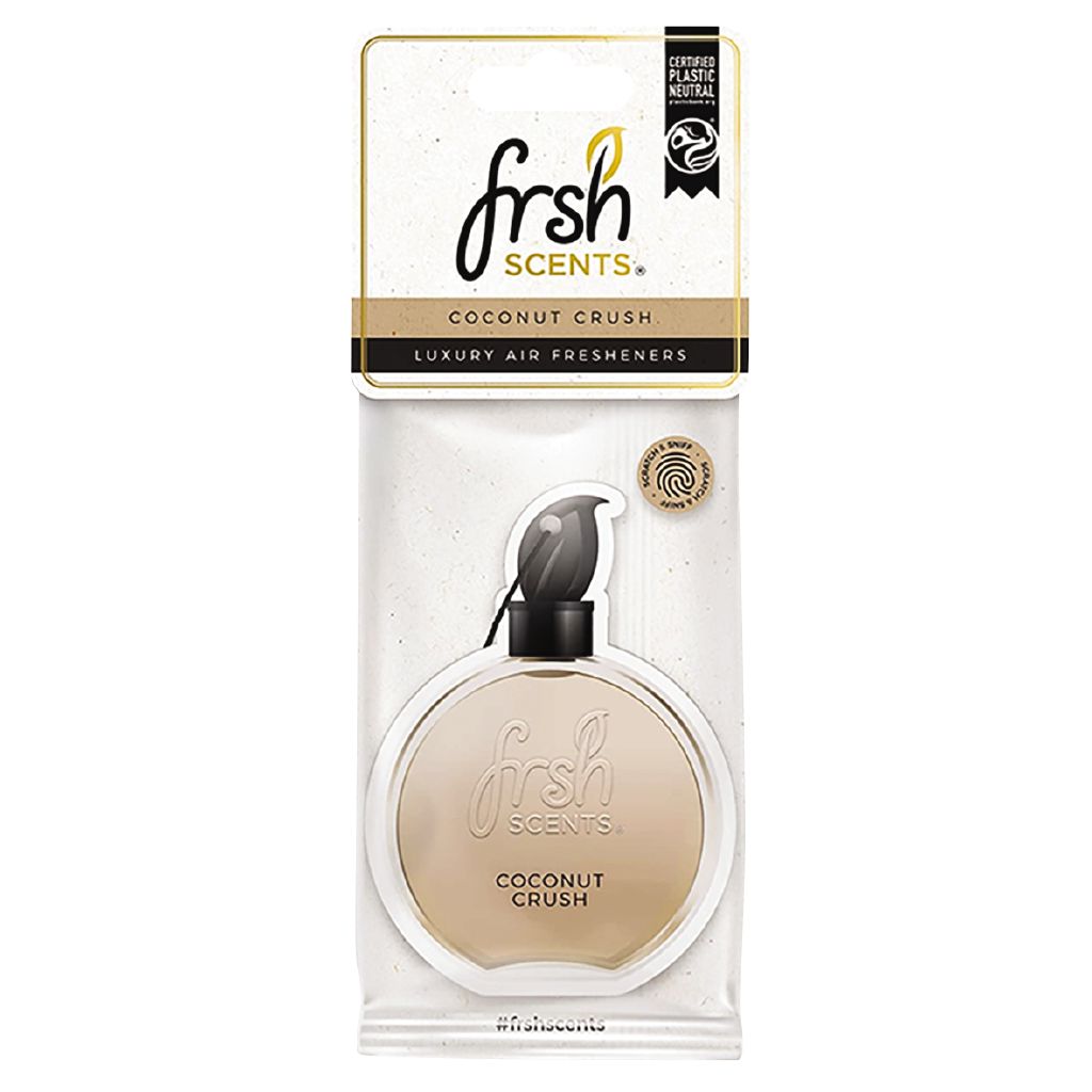 Fresh Scents Hanging Car Air Freshener Coconut crunch The Warehouse