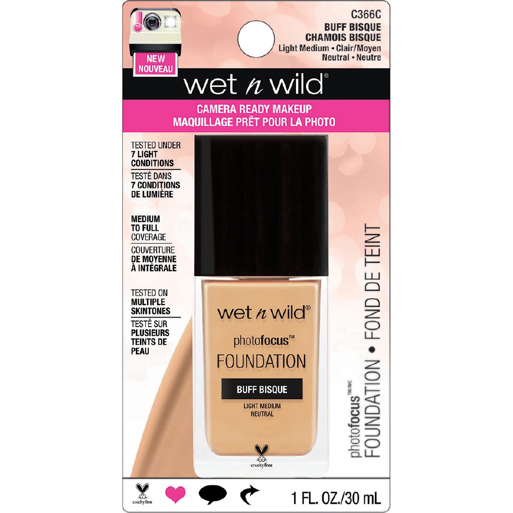 Wet n Wild Photo Focus Foundation Buff Bisque The Warehouse