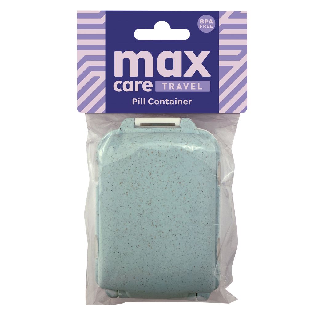 Maxcare Travel Pill Container Blue Blue | The Warehouse