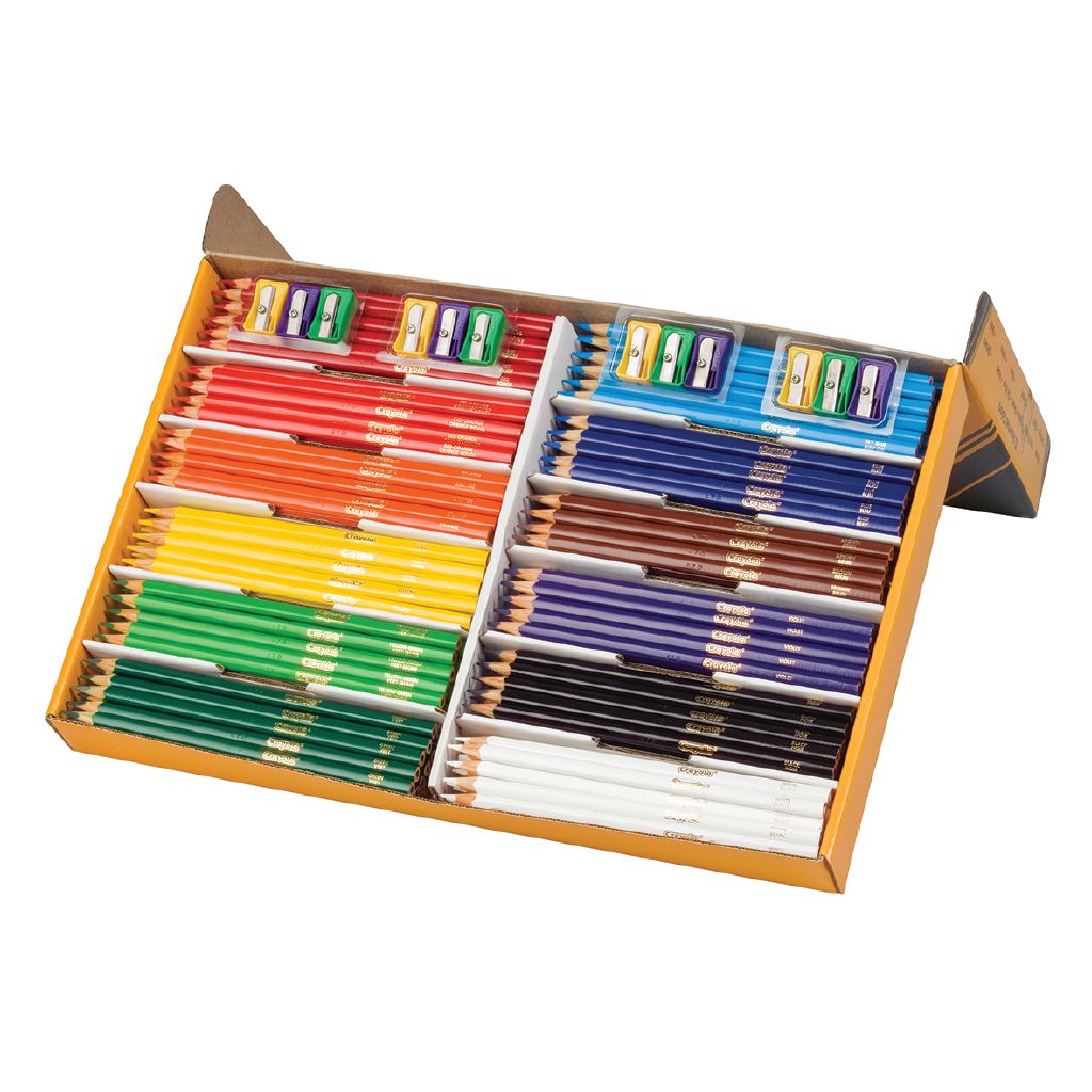 Crayola Triangular Colored Pencils 240 Classpack Assorted Assorted