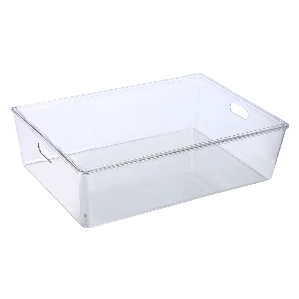 Living & Co Lisse Lidded Organiser Clear 26L