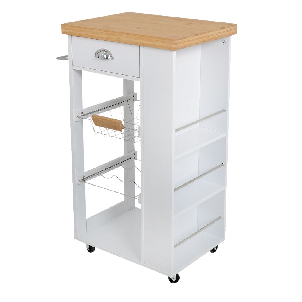Living & Co 4 Tier Kitchen Trolley The Warehouse