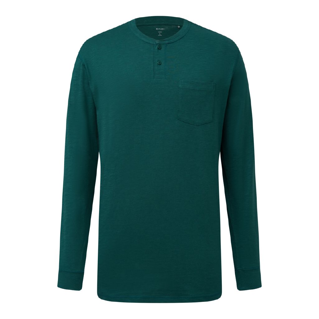 Tee-shirt Manches Courtes Henley GAP Homme - Vert - Taille L - Neuf Sans étiquette