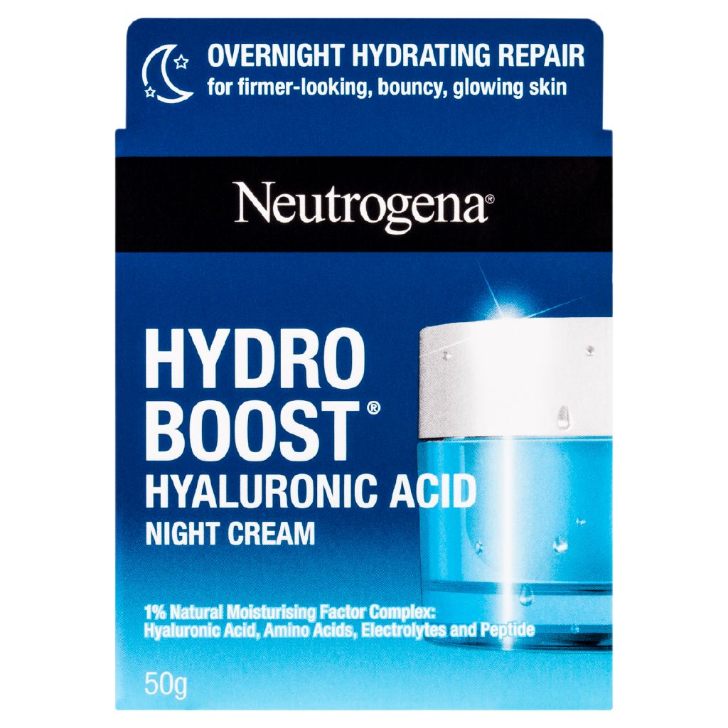 Neutrogena Hydro Boost Hyaluronic Acid Night Cream 50g The Warehouse