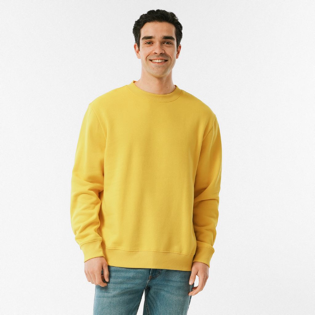 H&H Men's Plain Crew Sweatshirt