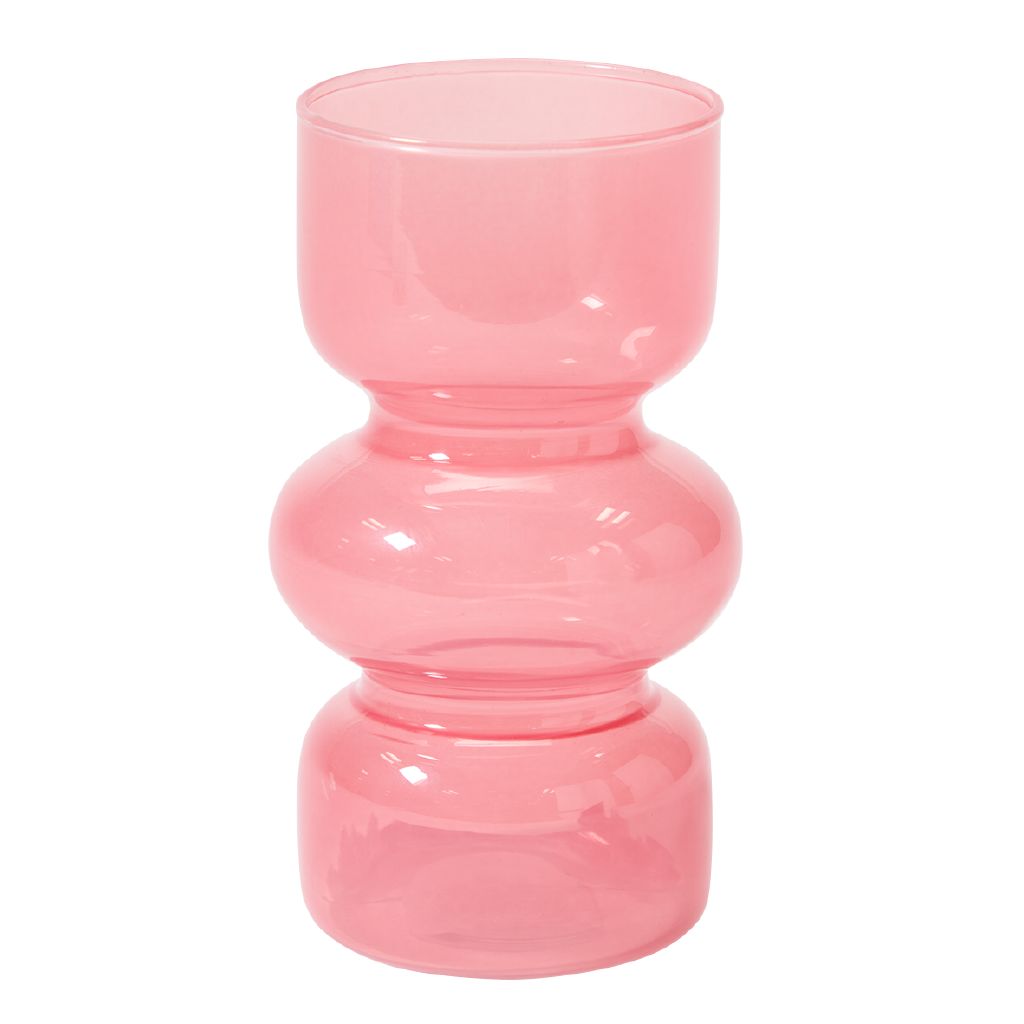 Living & Co Tinted Glass Totem Vase 18cm