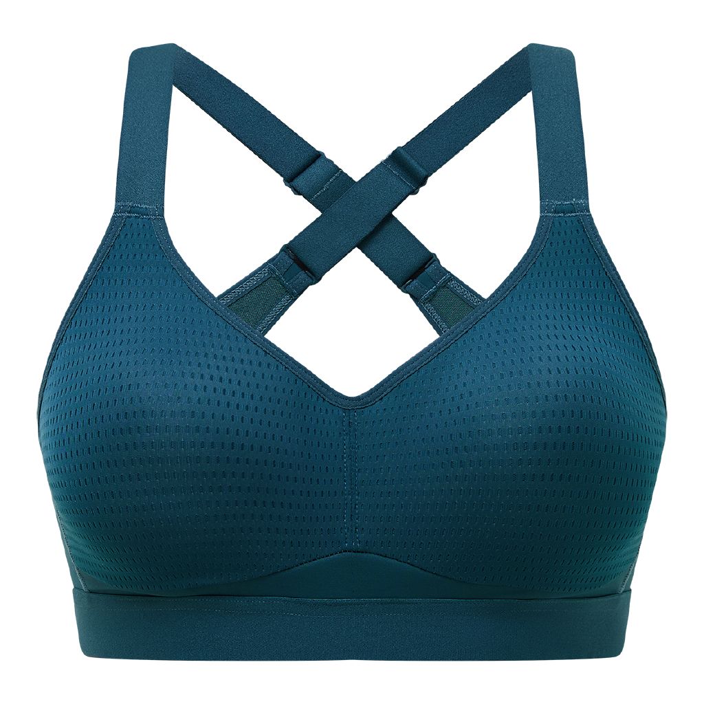 Active Intent Women's Action Sports Bra Green Dark | The Warehouse