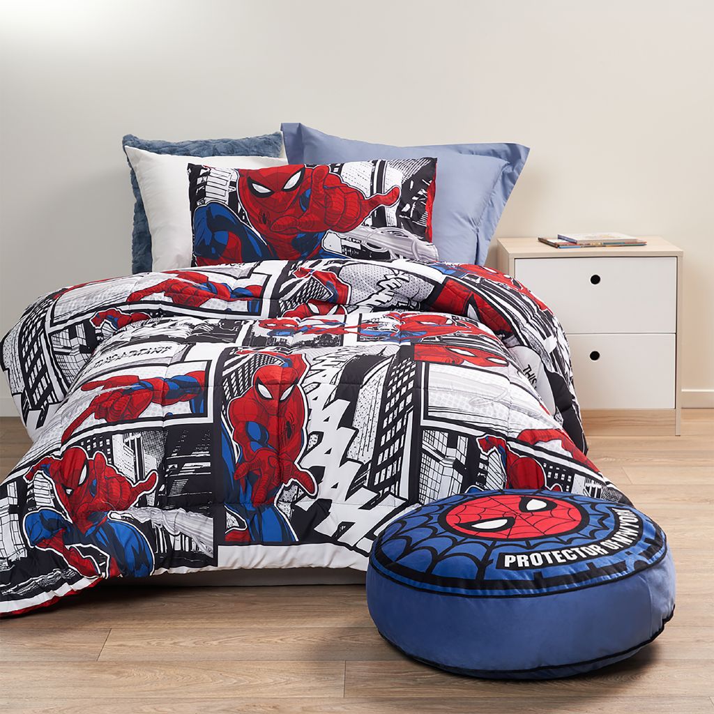 SpiderMan Comforter Set Navy Navy The Warehouse