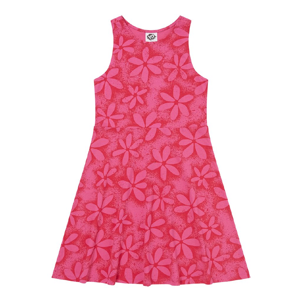 Women’s Sleeveless Skater Dress – Tropical Noir Edition by Progressive18