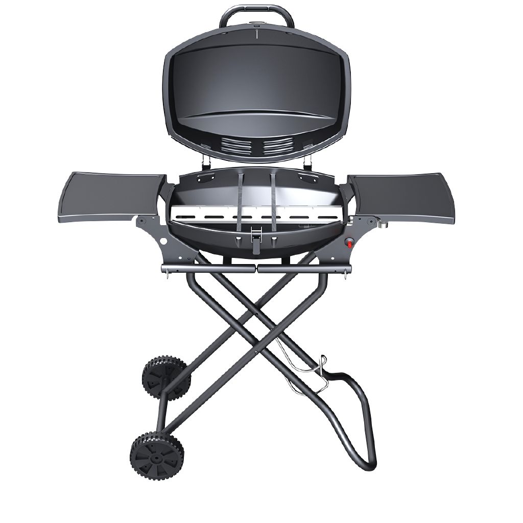 Gascraft Portable Gas BBQ with Trolley Black The Warehouse