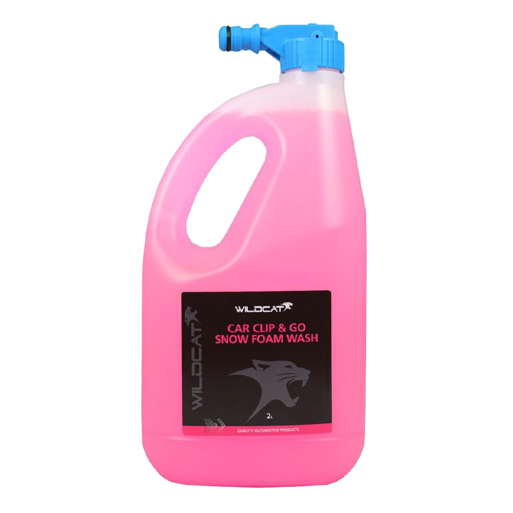Wildcat Car Pink Snow Foam Wash Clip & Go The Warehouse