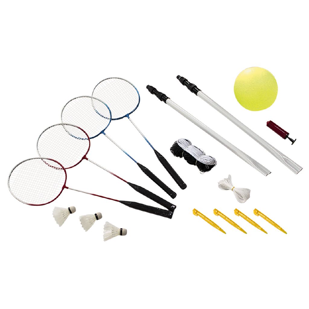 Active Intent Play Badminton Volleyball Set The Warehouse