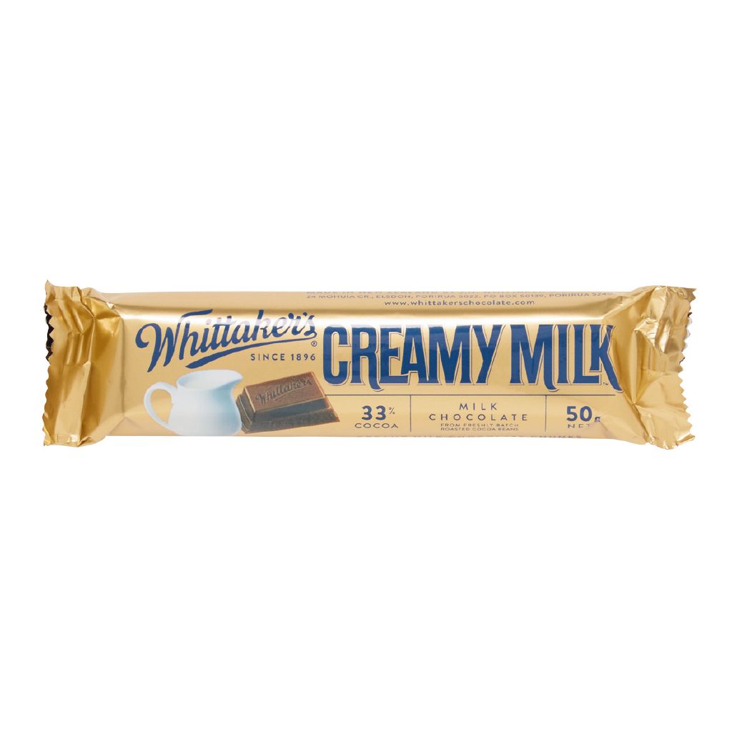 Whittaker's Creamy Milk Chunk 50g The Warehouse
