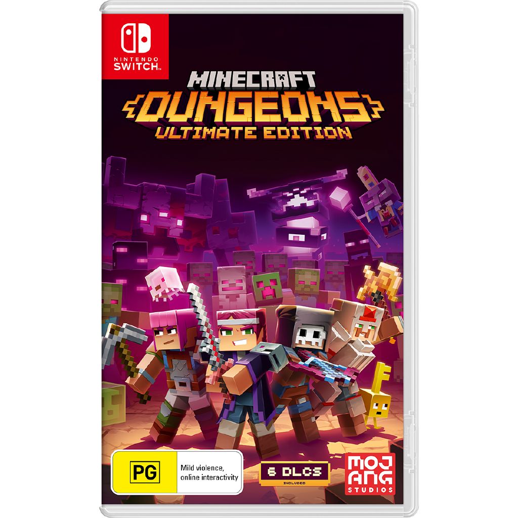 Nintendo Switch Minecraft Dungeons Ultimate Edition The Warehouse