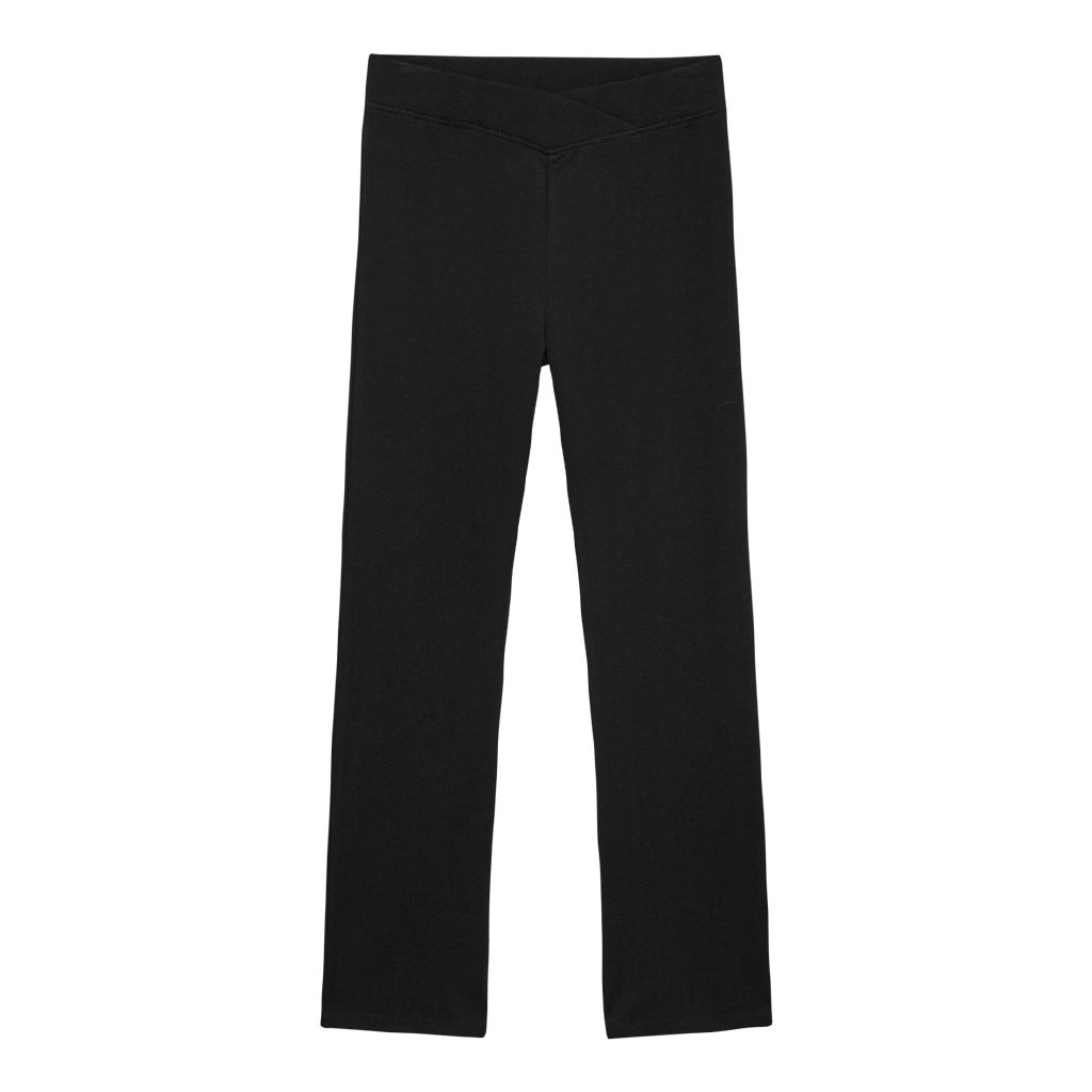 Young Original Wide Leg Ponte Pants Black The Warehouse