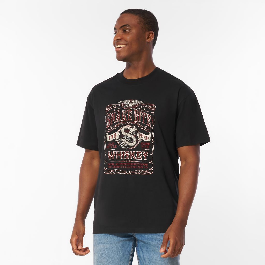 H&H Men's Relaxed Fit Graphic Tee