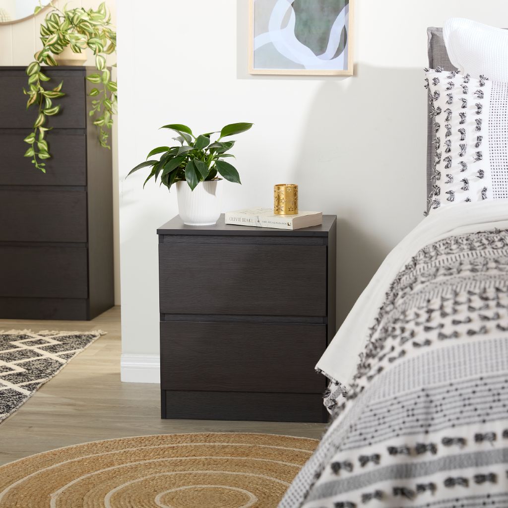 Living & Co Tahoe Bedside Table Black Black The Warehouse — free download