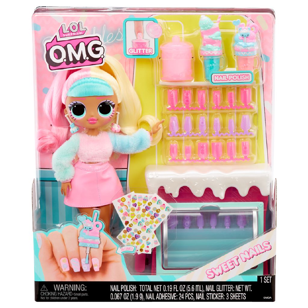LOL Surprise OMG Sweet Nails Doll Assorted Assorted The Warehouse