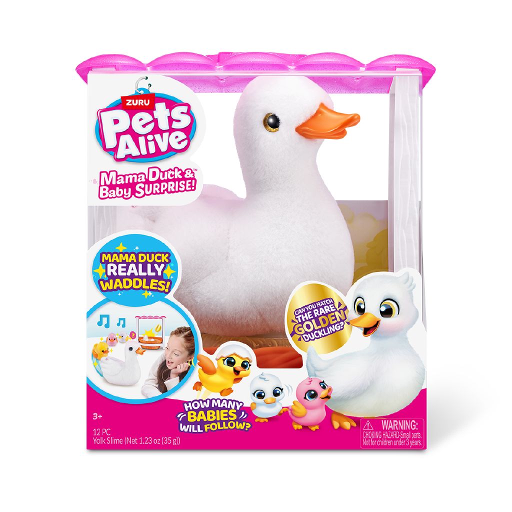 Zuru Pets Alive Mama Duck Baby Surprise The Warehouse