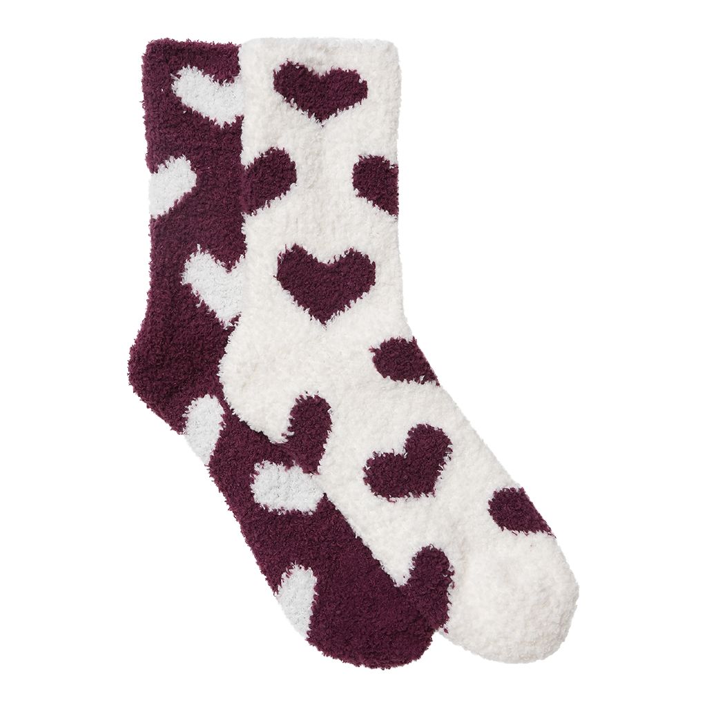 H&H Women's Cosy Bed Socks 2 Pack