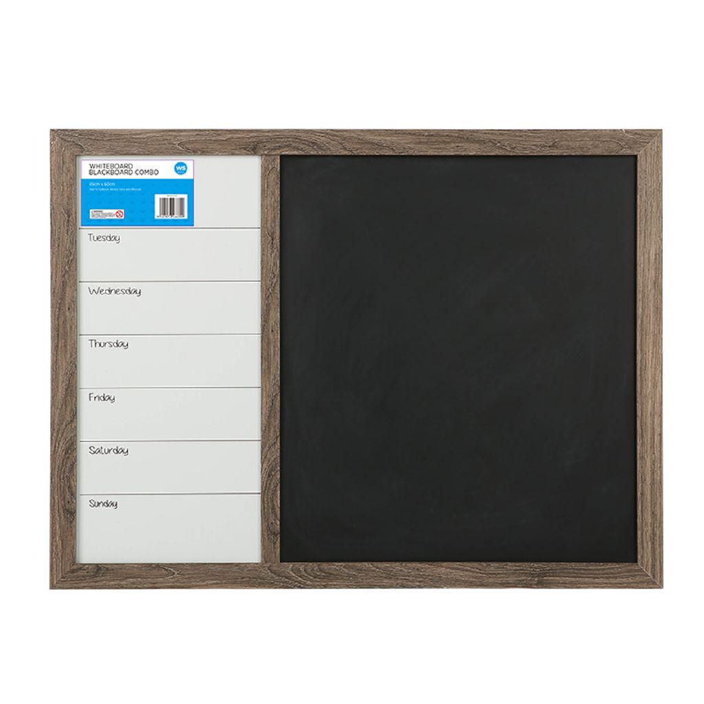 WS Whiteboard Blackboard Combo The Warehouse