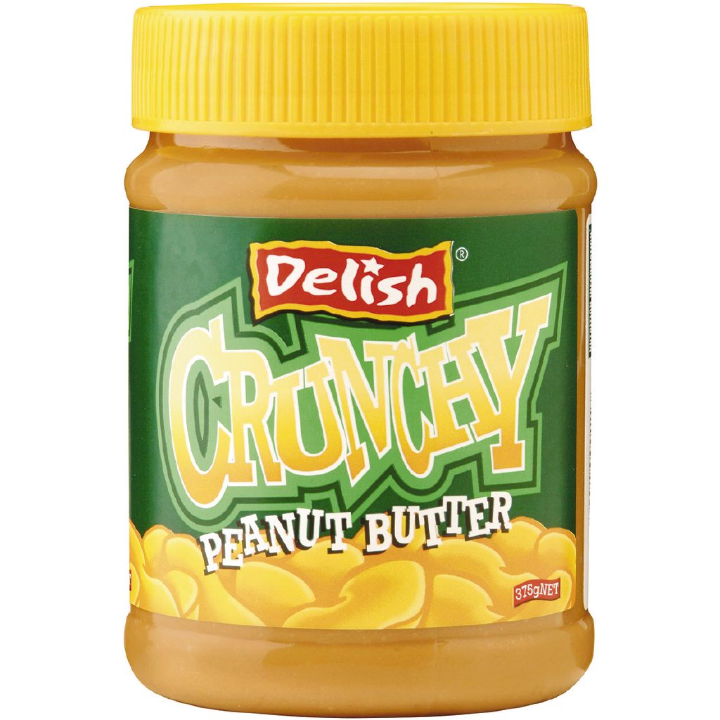 Delish Peanut Butter Crunchy 375g The Warehouse