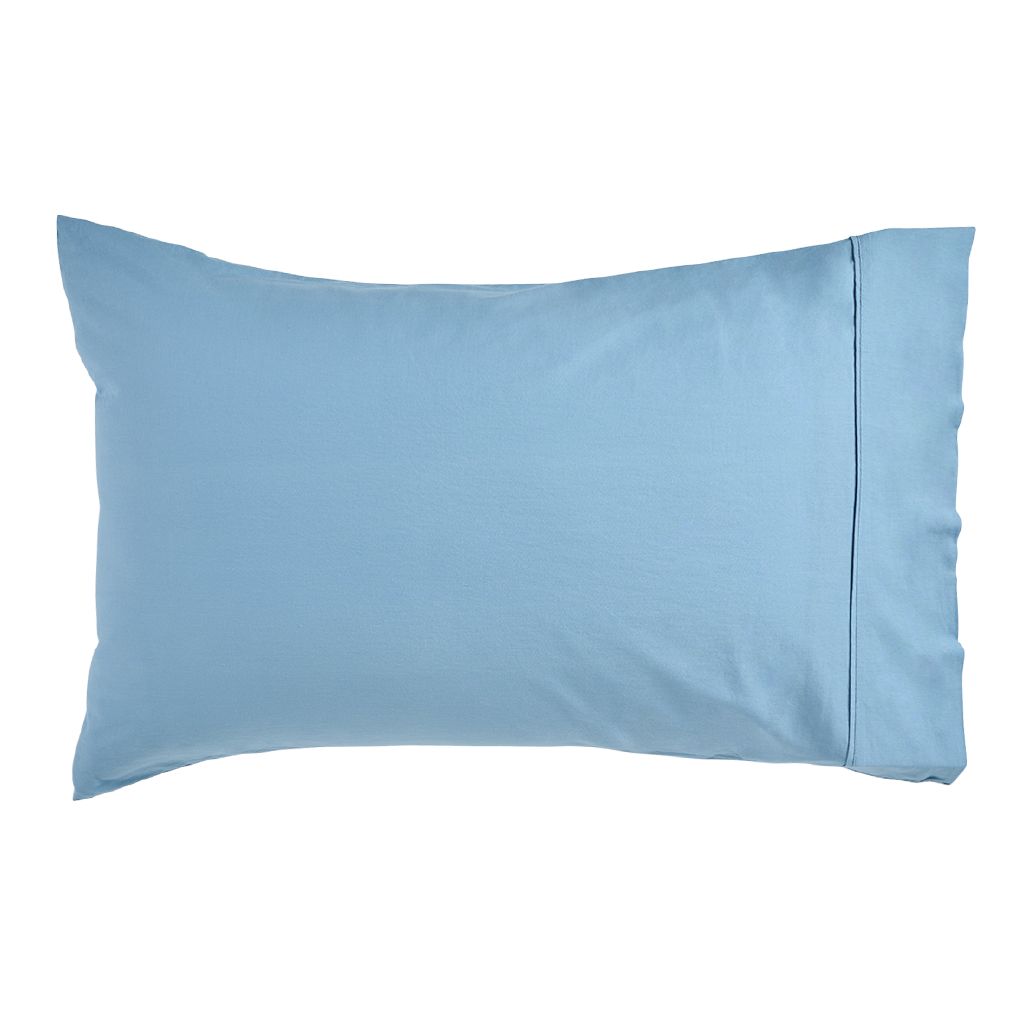 Living & Co 100% Washed Cotton 2 Pack Pillowcase 48cm x 73cm