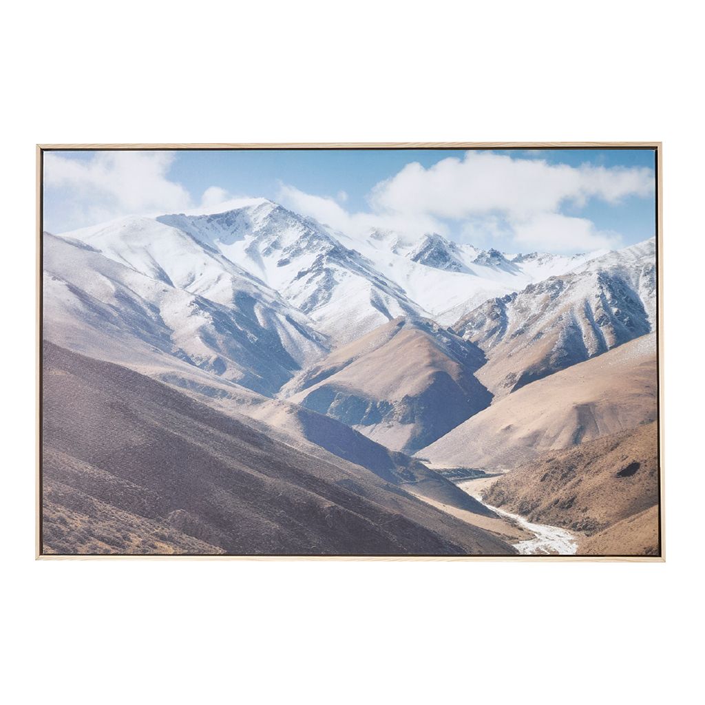 Living & Co Mountain Landscape Framed Print 60cm x 90cm