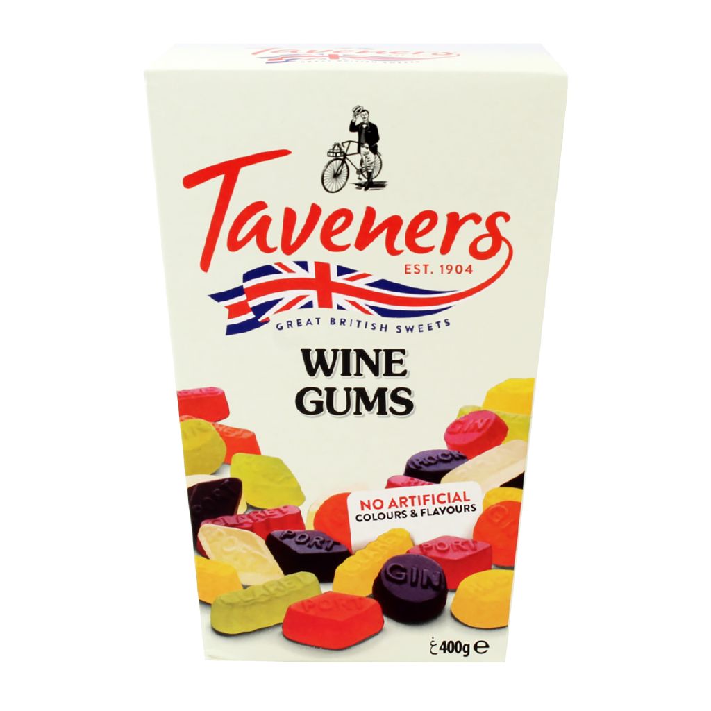 Taveners Wine Gums Gift Box 400g The Warehouse