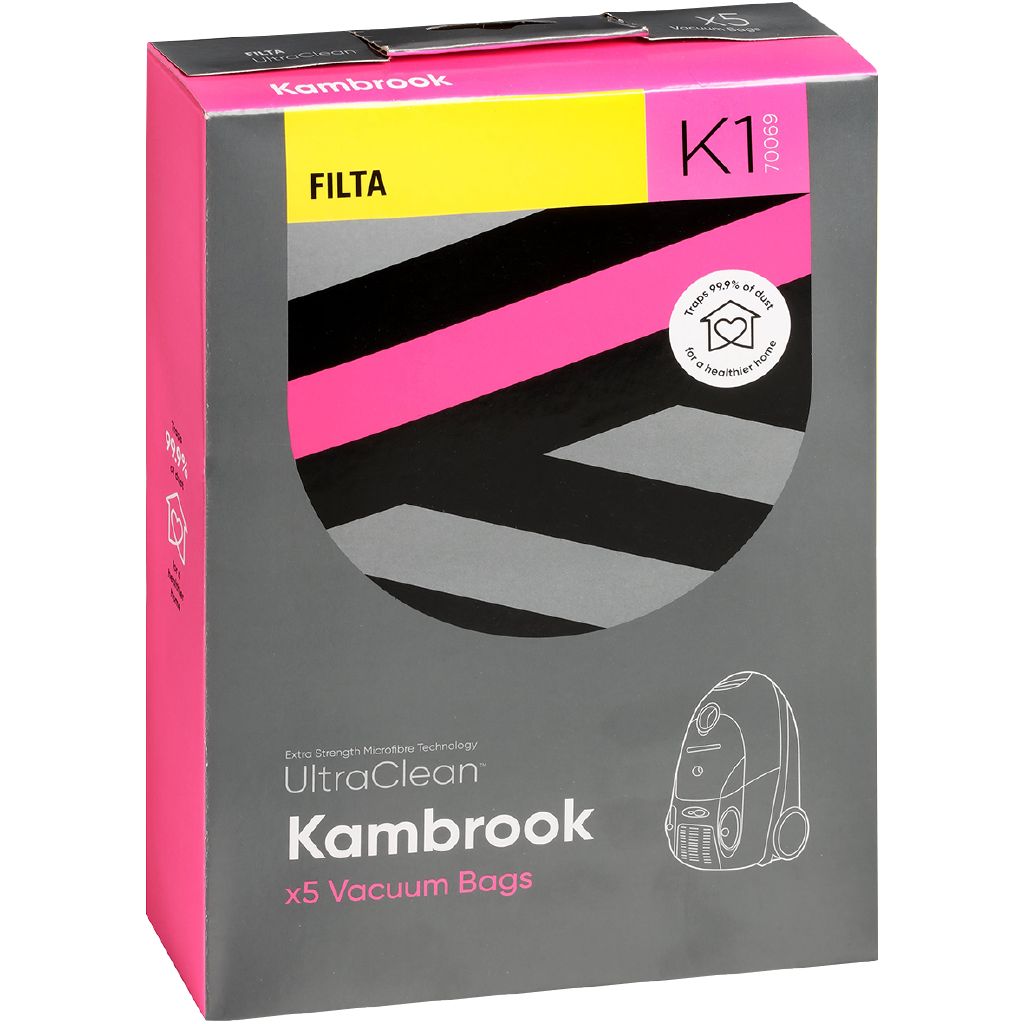 Ultra Clean K1 Vacuum Bags For Kambrook 