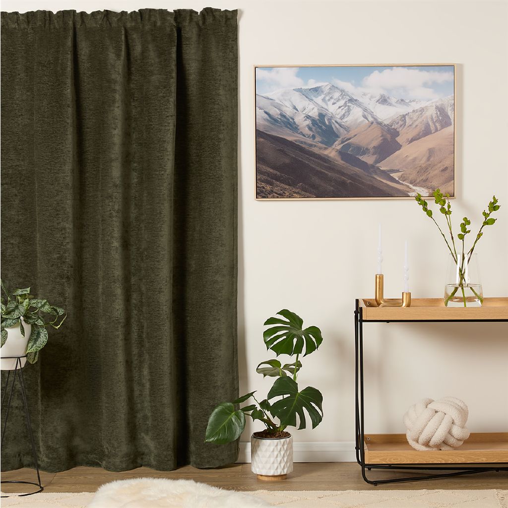 Living & Co Luxe Curtains Green