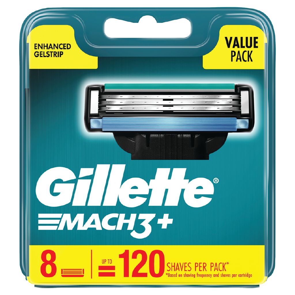 Gillette Mach3 Blades 8 Pack | The Warehouse