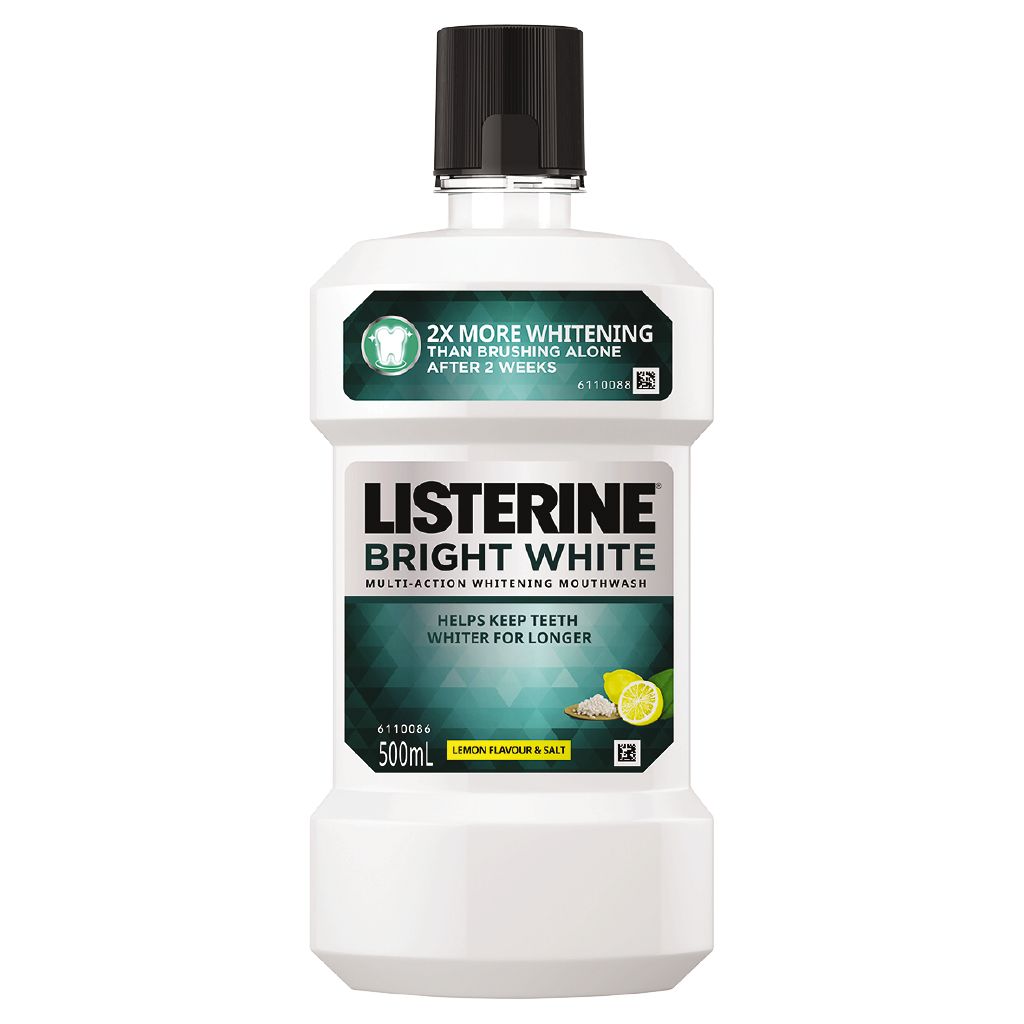 Listerine Whitening Mouthwash : Listerine Advanced White ...