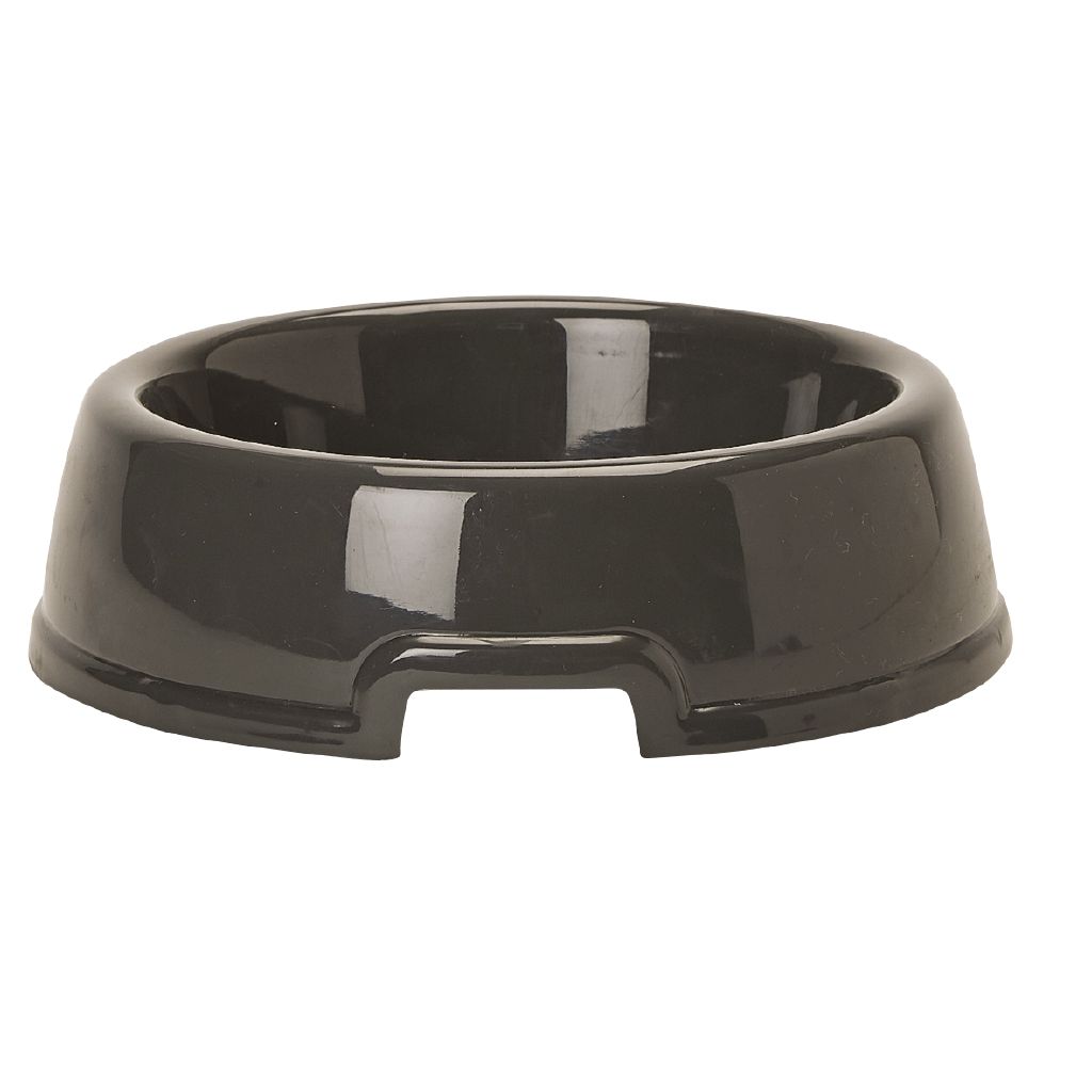 Petzone Plastic Dog Bowl Charcoal Charcoal The Warehouse