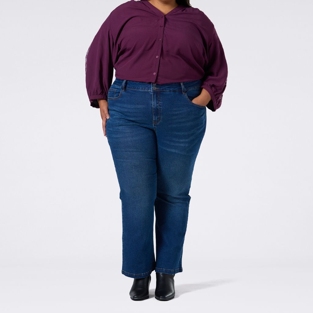 H&H Curve Women's Bootcut Jeans