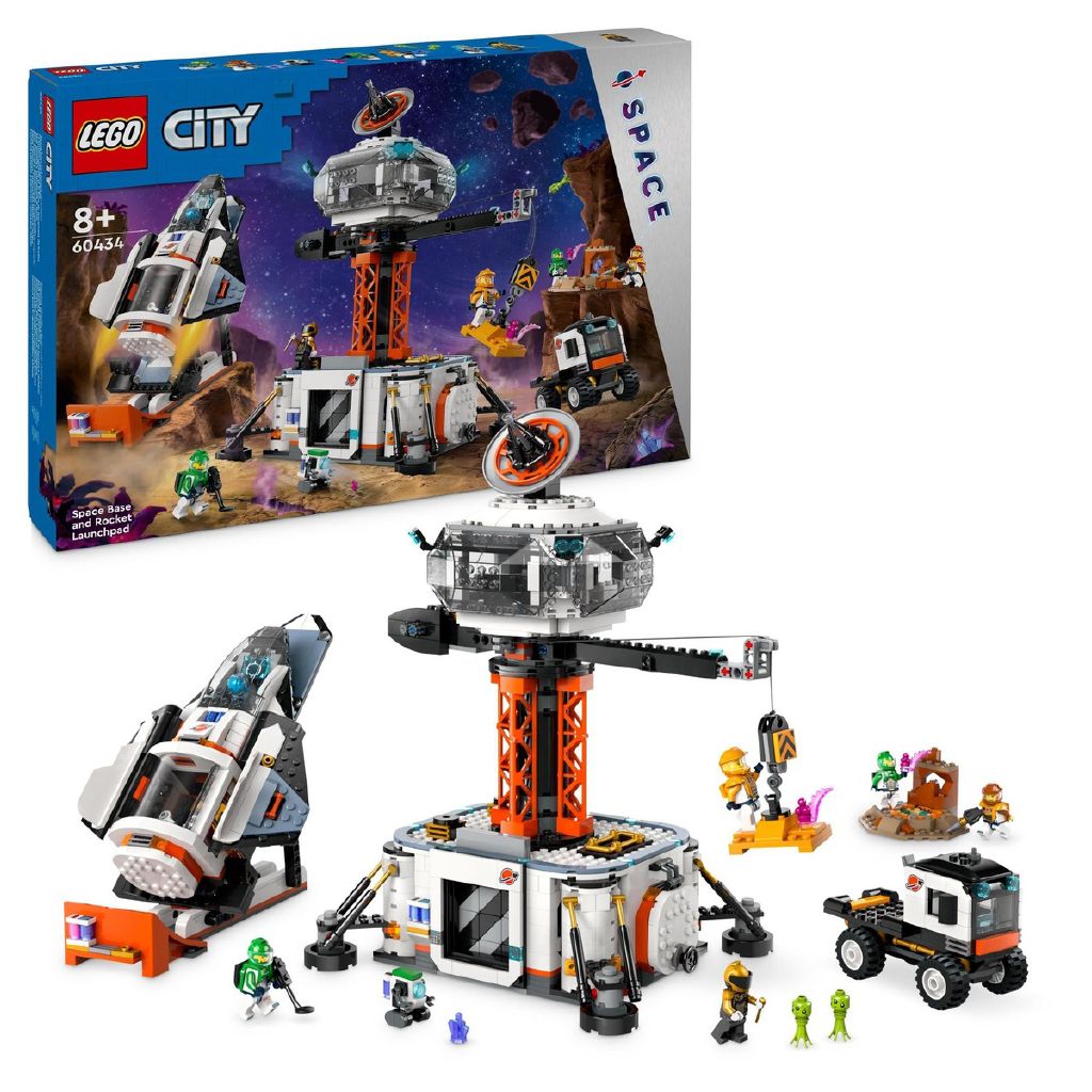 LEGO CITY Space Base and Rocket Launchpad 60434 The Warehouse