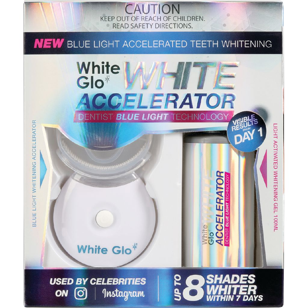 White Glo Blue Light Accelerator Whitening Kit The Warehouse