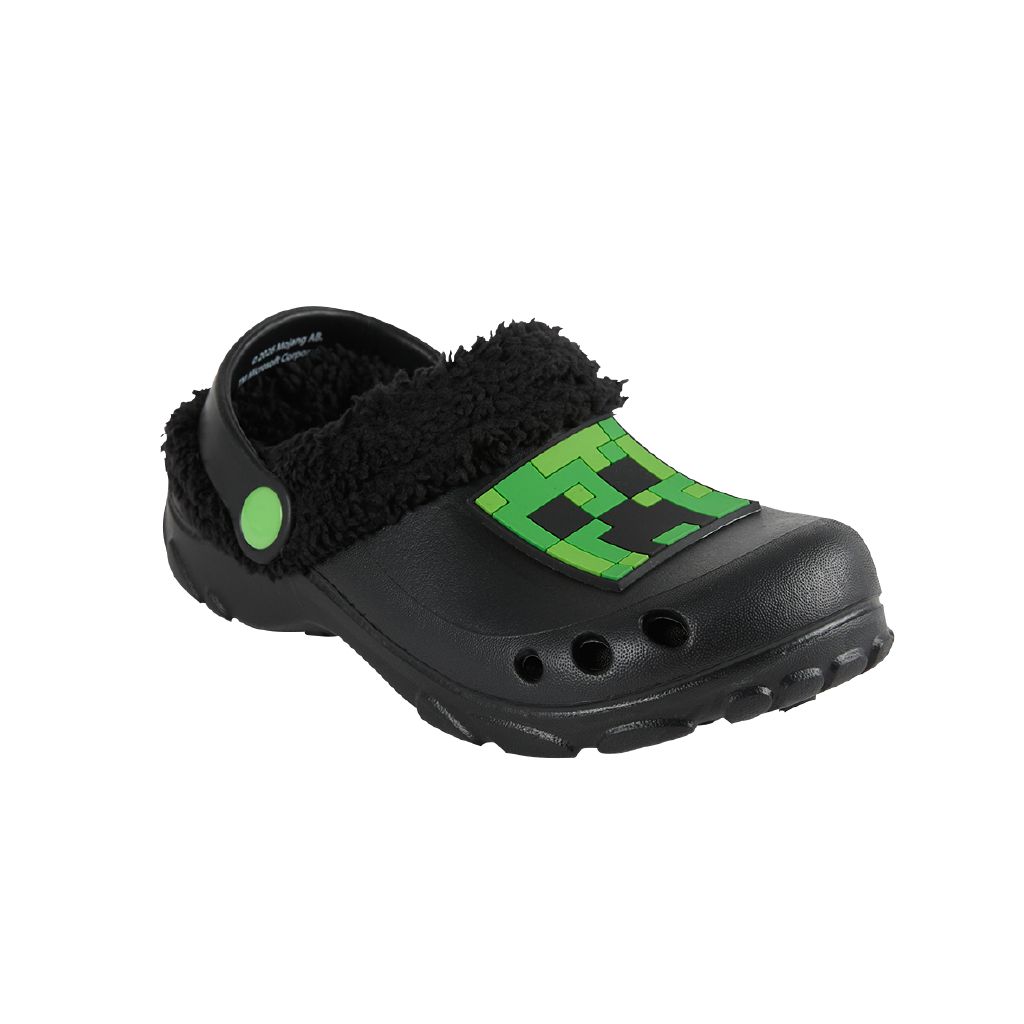 Minecraft Senior Kids' Lined Frog Clog Shoes