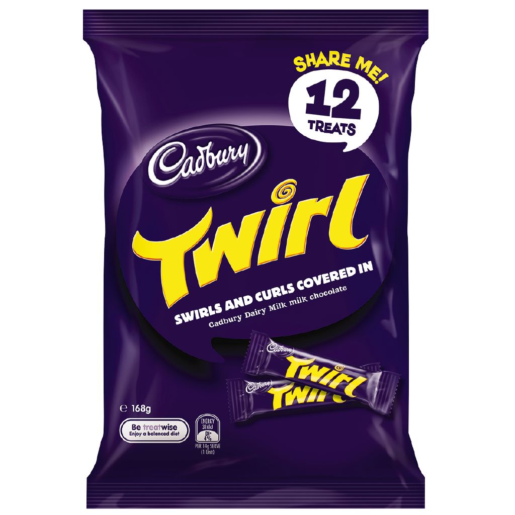 Cadbury Twirl Sharepack 168g | The Warehouse