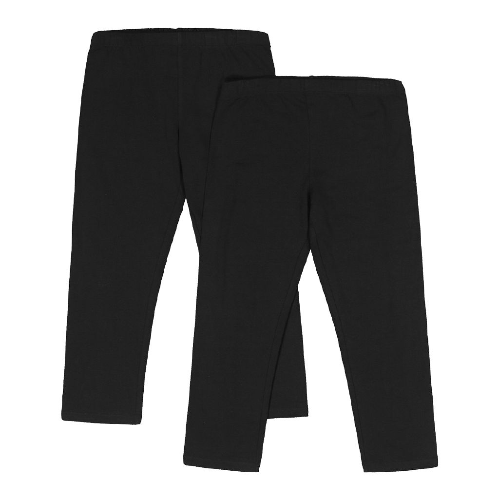 Young Original Kids' Plain Crop Leggings Black The Warehouse