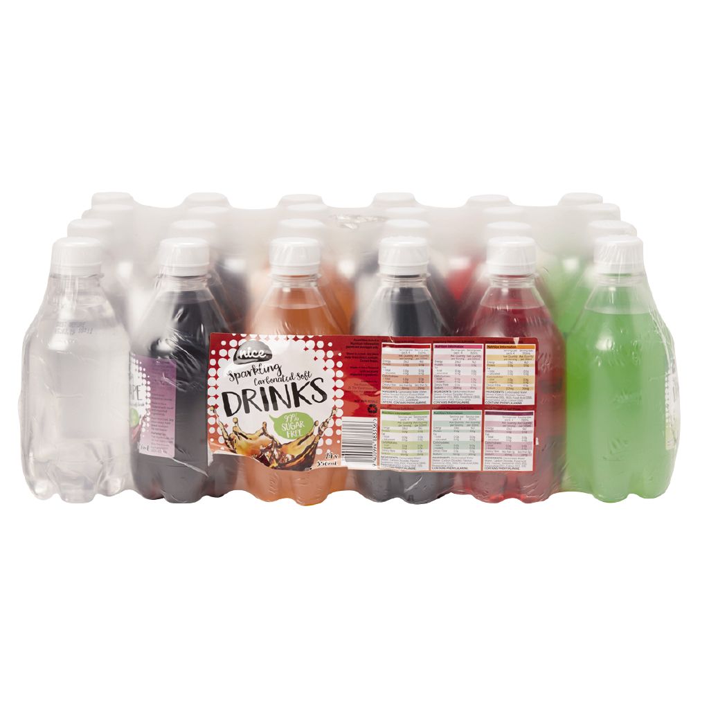 Nice Mixed Tray 99 Sugar Free Soft Drink 24 x 350ml The Warehouse