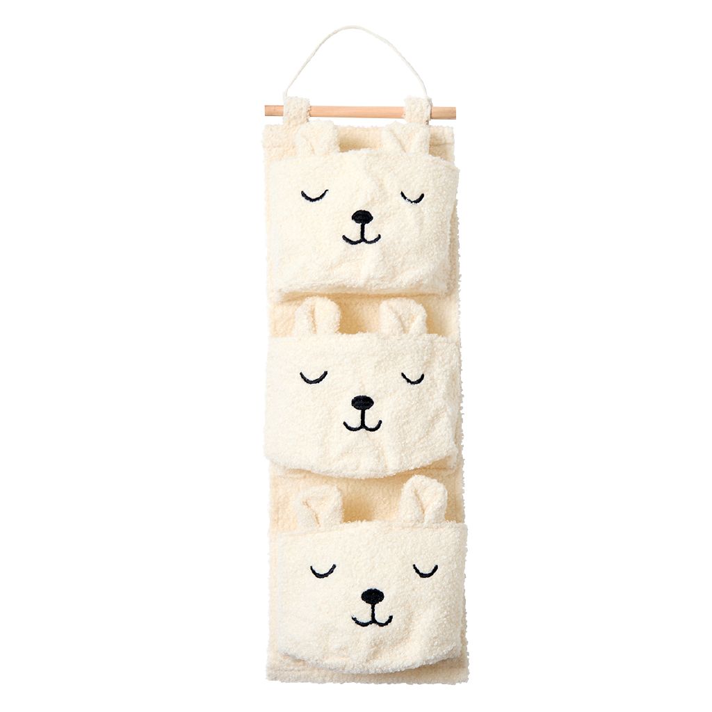Living & Co Kids Boucle Bunny Hanging Storage White