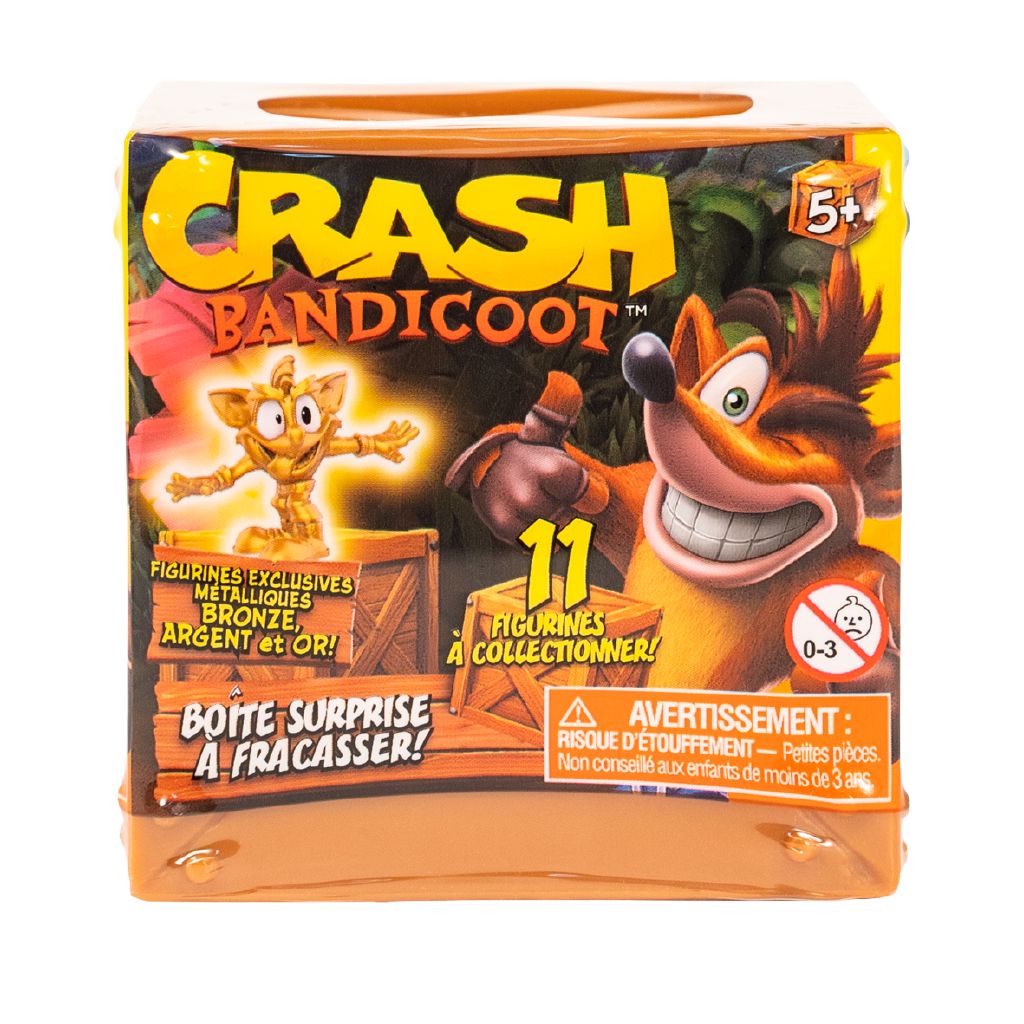 Crash Bandicoot Smash Box Surprise Figure Assorted Wholesale