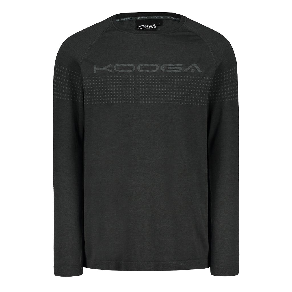 KooGa Men's Long Sleeve Seamless Tee Green Dark The Warehouse