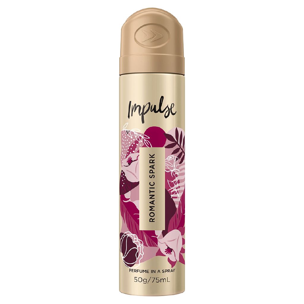 Impulse Body Spray Romantic Spark 75ml The Warehouse