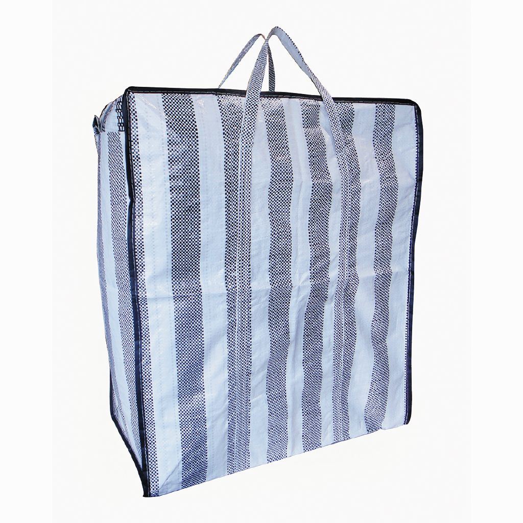 Living & Co PE Storage Bag Black/White Large Black/White The Warehouse