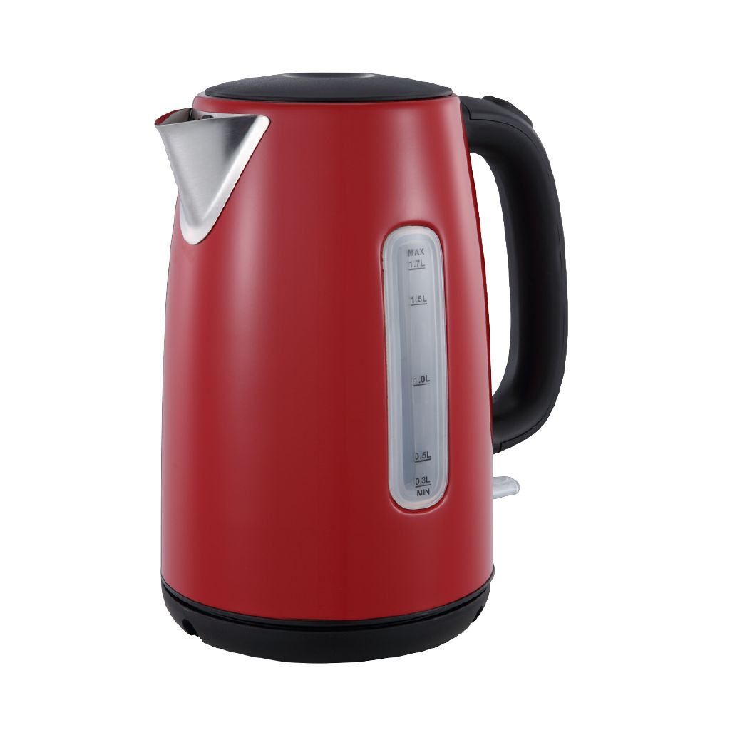 Living & Co Kettle 1.7L Stainless Steel Red