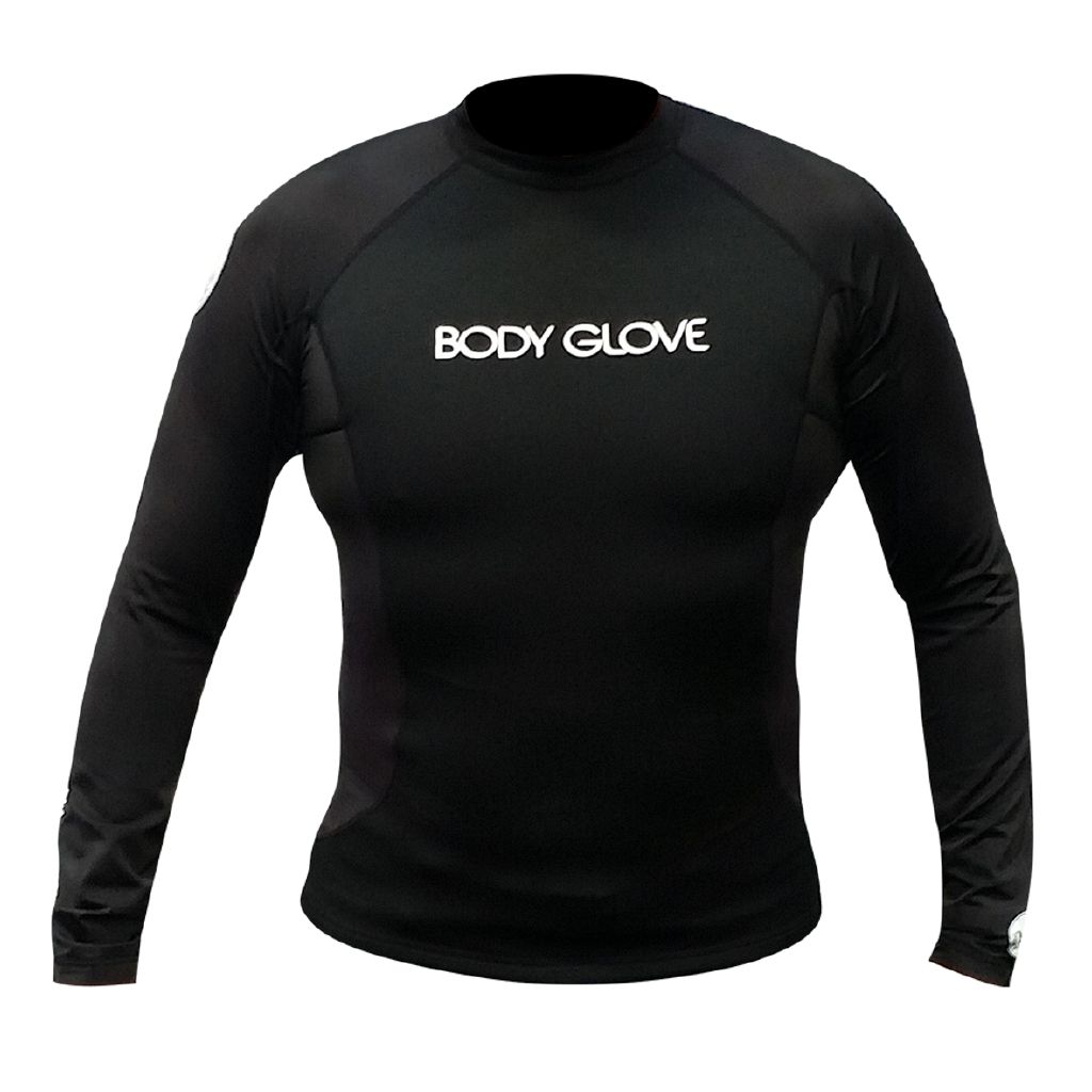Body Glove Maddox Long Sleeve Surf Shirt Black Black | The Warehouse