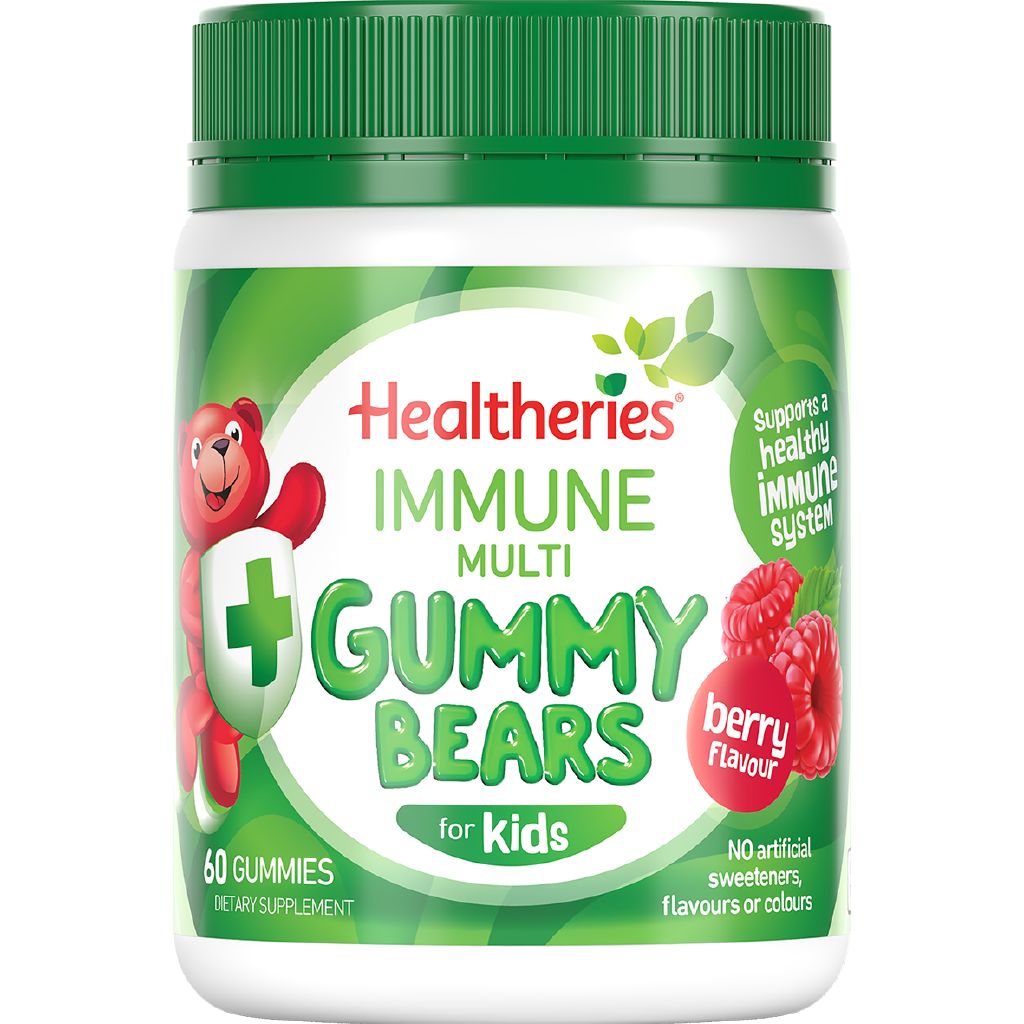 Healtheries Immune Multi Gummy Bears for Kids' 60 pieces The Warehouse